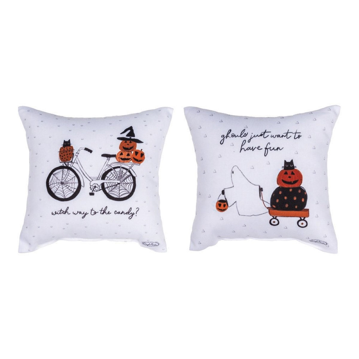 Ghouls Just Want To Have Fun Pillow By Manual Woodworkers & Weavers Ghouls Just Want To Have Fun Pillow By Manual Woodworkers & Weavers